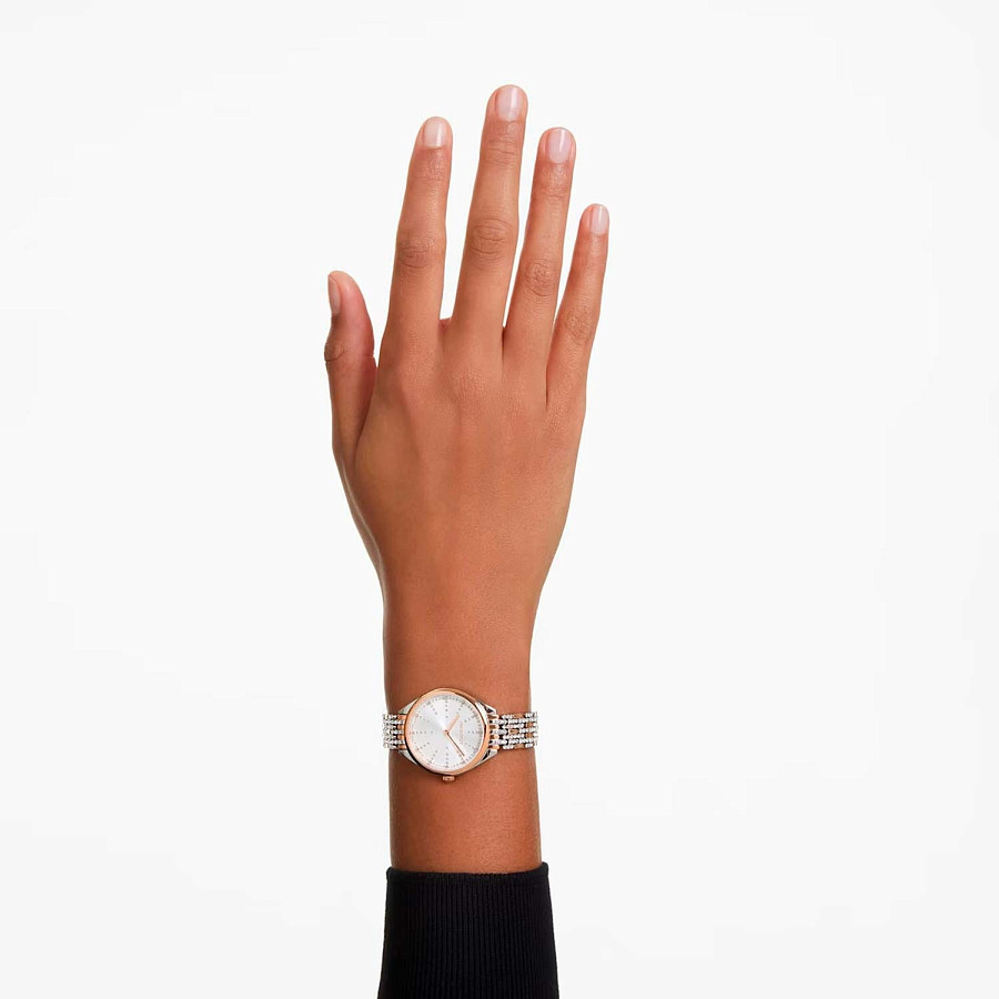 Часы Swarovski Attract 5644053 — кварцевые, металл сталь