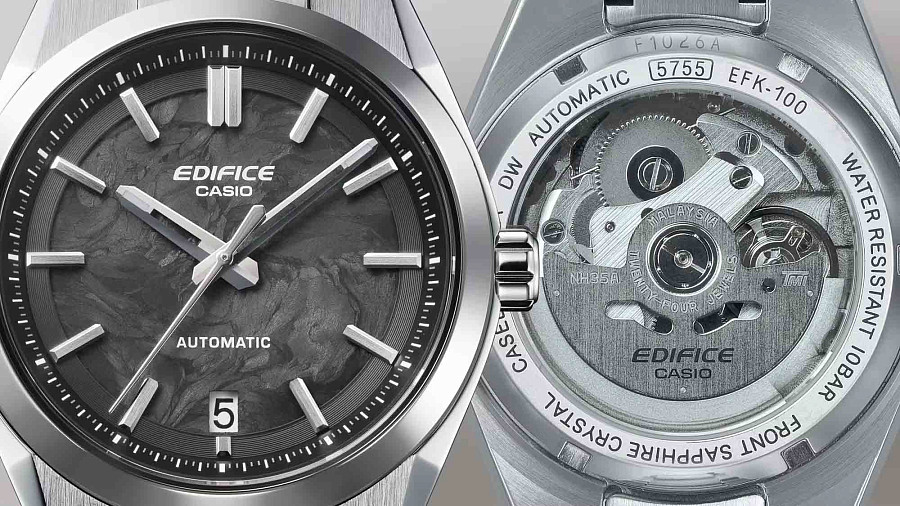 Часы Casio Edifice EFK-100CD-1A — нержавеющая сталь, мужские