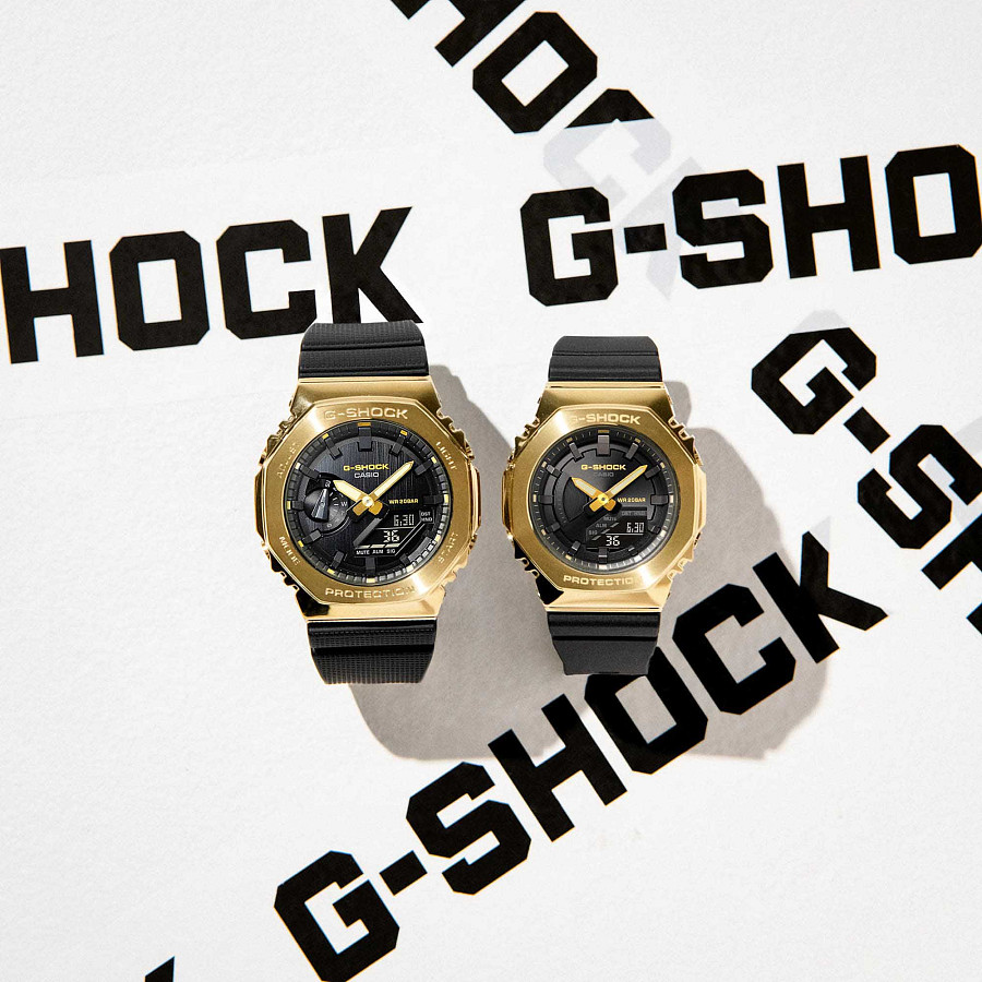 Часы Casio G-Shock GM-S2100GB-1ADR (GM-S2100GB-1A) — артикул GM-S2100GB-1A, мужские