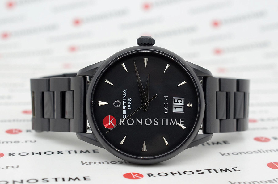 Часы Certina DS-1 Big Date Powermatic 80 C029.426.33.051.00 — механические, металл сталь