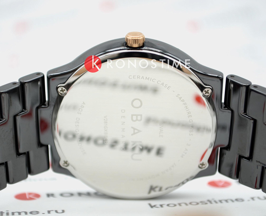 Часы Obaku Svale V281GXBBCB — кварцевые, Дания, мужские