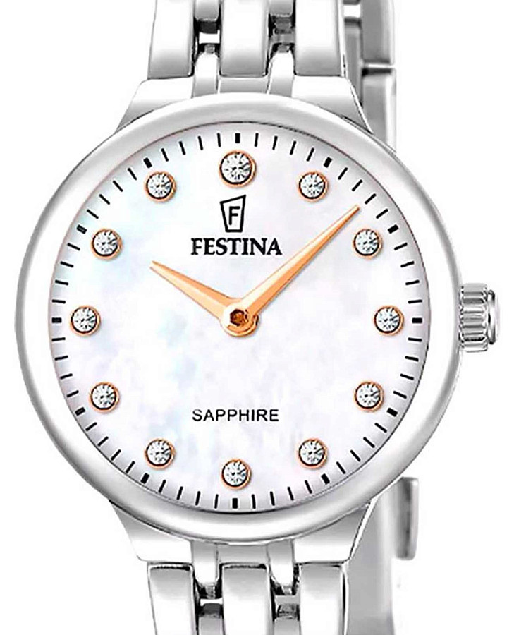 Часы Festina Mademoiselle F20744/1 — кварцевые, сталь металл