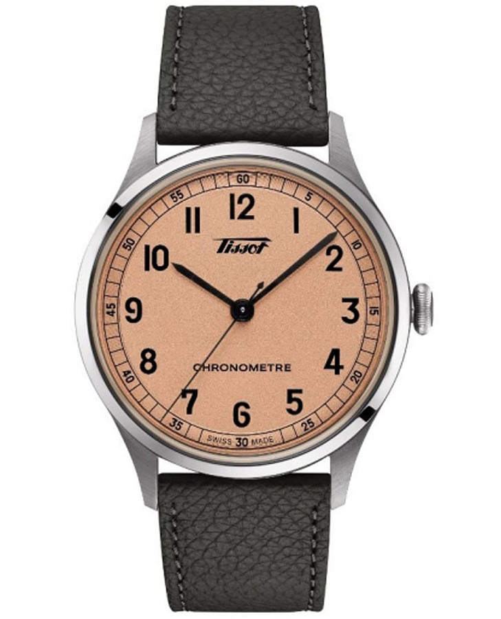 Часы Tissot Heritage 1938 T142.464.16.332.00 — мужские, розовый