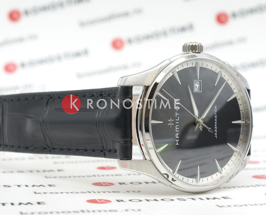 Часы Hamilton Jazzmaster Gent Quartz H32451731 — кожаный, мужские