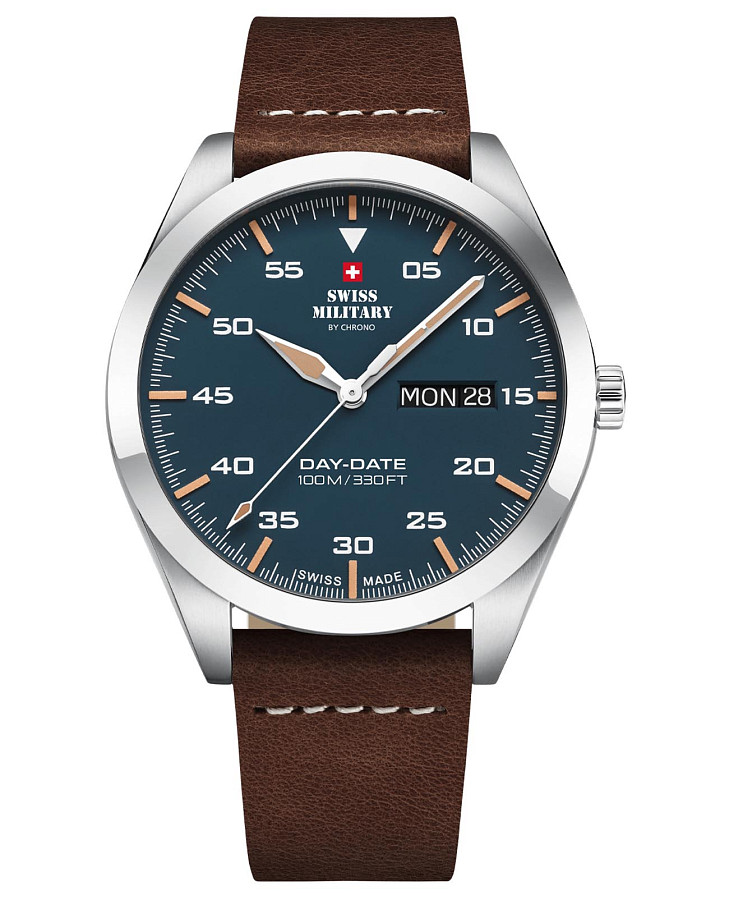 Часы Swiss Military by Chrono SM34087.05 — мужские, черный