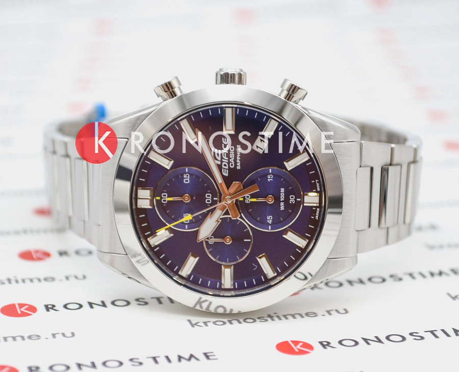 Часы Casio Edifice EFB-710D-2AVUDF (EFB-710D-2A) — сталь металл, Япония
