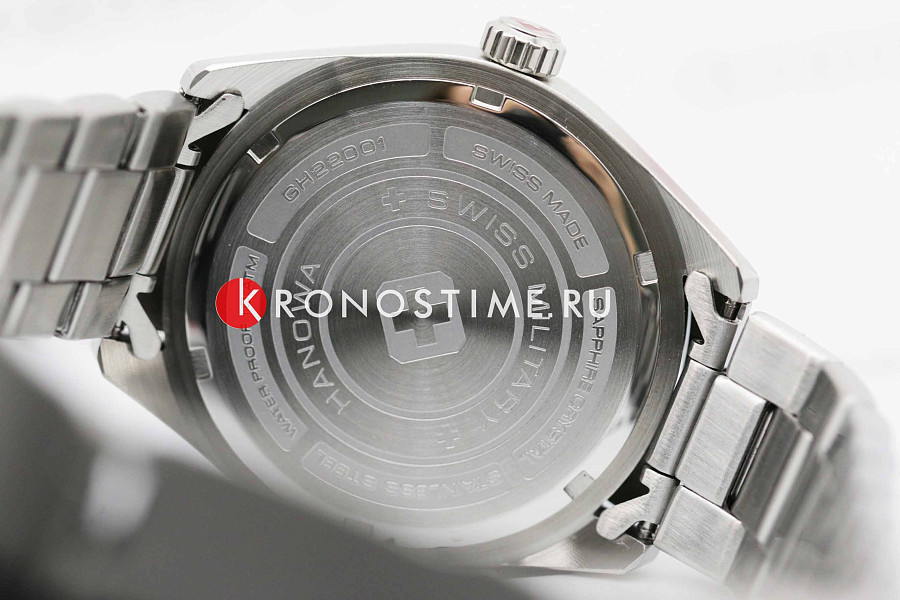 Часы Swiss Military Hanowa Roadrunner SMWGH2200105 — мужские, серебристый