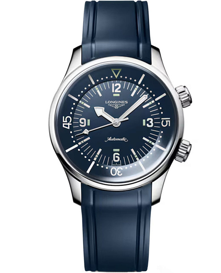 Часы Longines Legend Diver L3.764.4.90.9 — мужские, синий