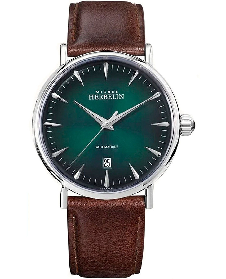 Часы Herbelin Inspiration 1647AP16BR — мужские, зеленый
