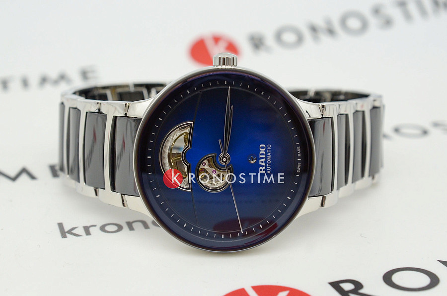 Часы Rado Centrix Automatic Open Heart R30012202 — механические, металл сталь