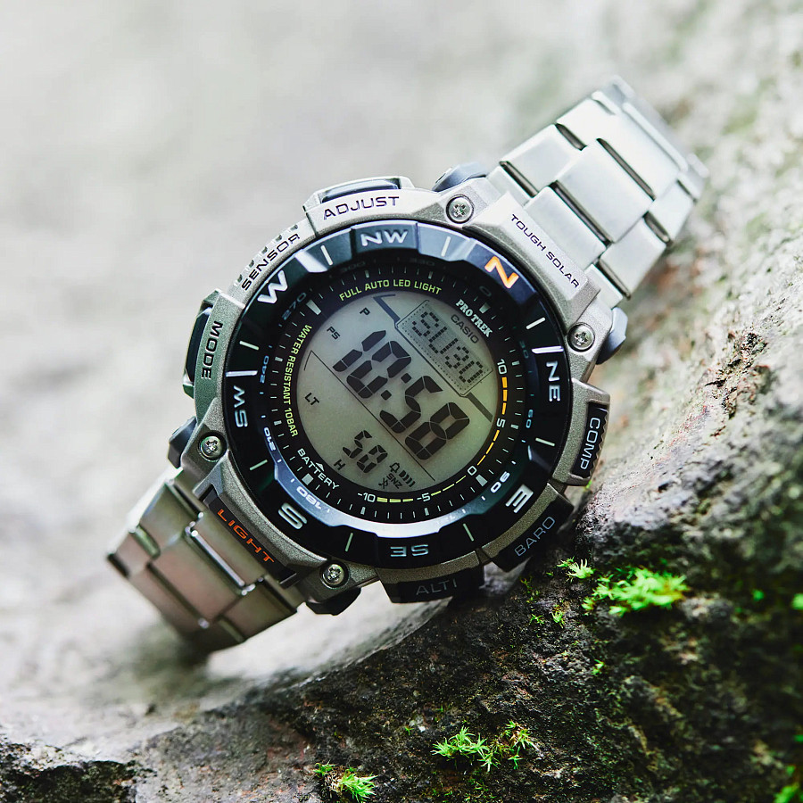 Часы Casio Pro Trek PRG-340T-7ER — артикул PRG-340T-7E, мужские