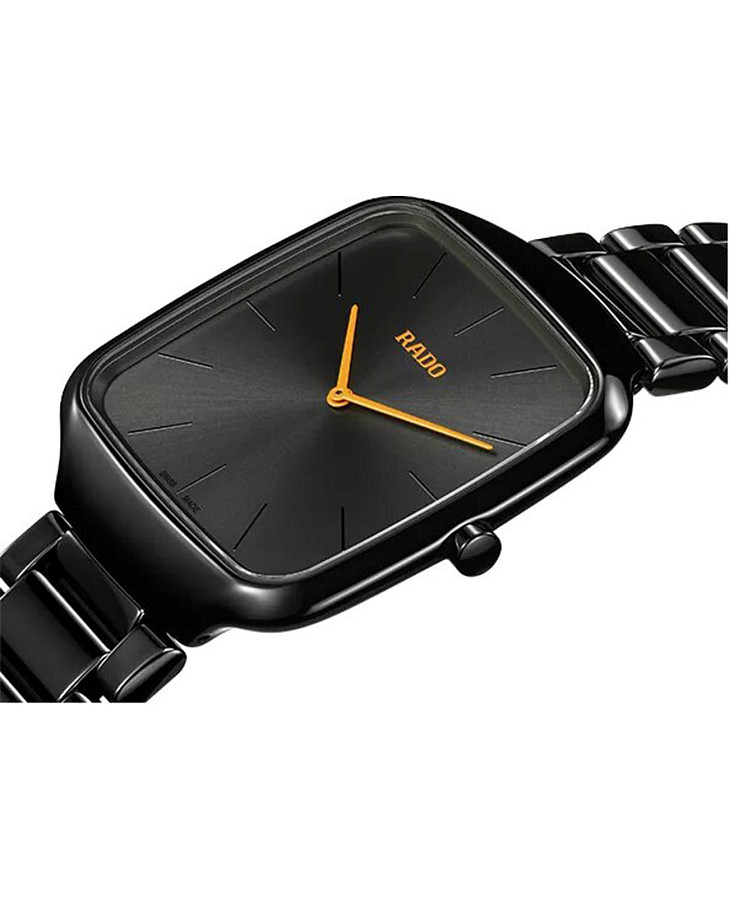 Часы Rado True Square Thinline x Les Couleurs Le Corbusier R27054162 — кварцевые, керамика