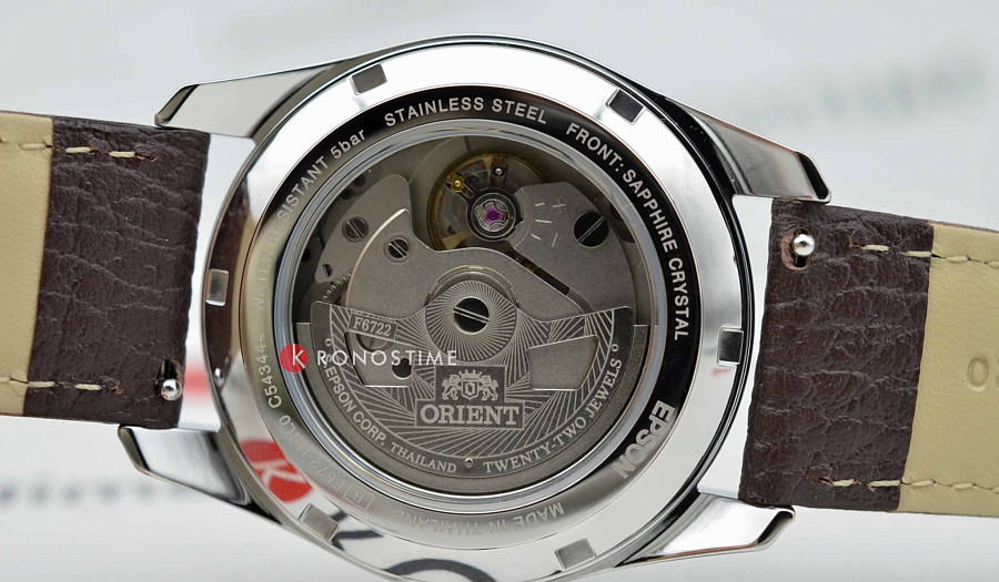 Часы Orient Classic Automatic RA-AC0R03Y (RN-AC0R03Y) — мужские, кожаный