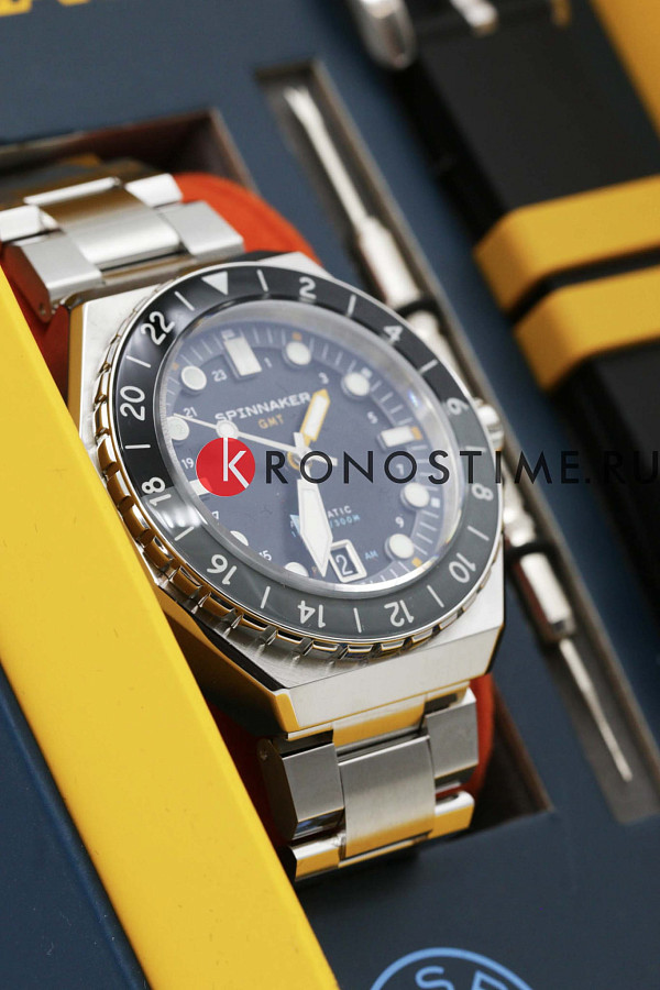 Часы Spinnaker Dumas GMT SP-5119-11 — мужские, механические