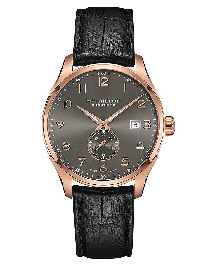 Часы Hamilton Jazzmaster Maestro Small Second Auto H42575783 — мужские, золотистый