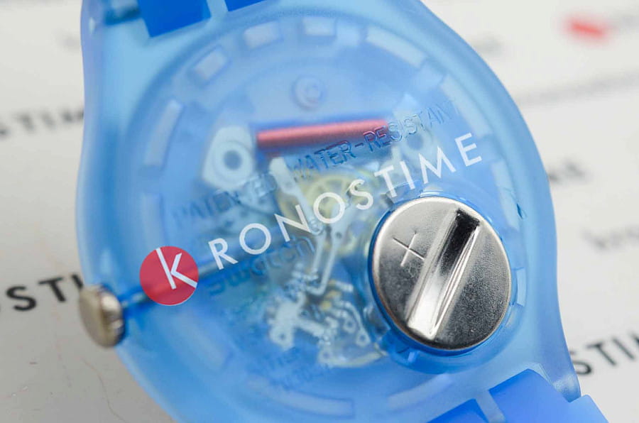 Часы Swatch Monet's Palazzo Ducale SO29Z150 — женские, силикон