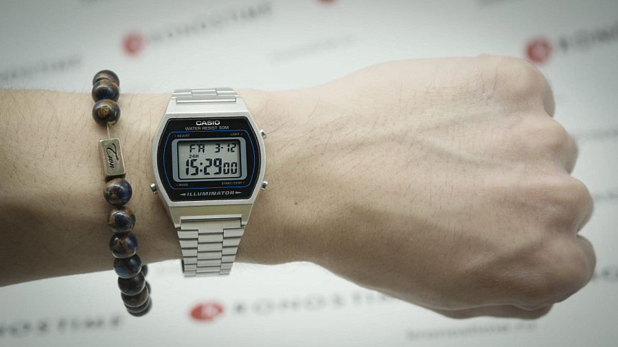 Часы Casio Vintage B640WD-1AVDF (B640WD-1A) — мужские, нержавеющая сталь