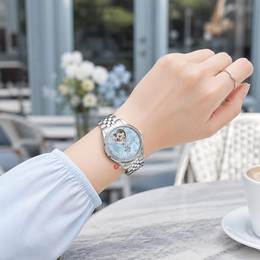 Часы Jaguar Automatic Open Heart J994/4 — женские, нержавеющая сталь