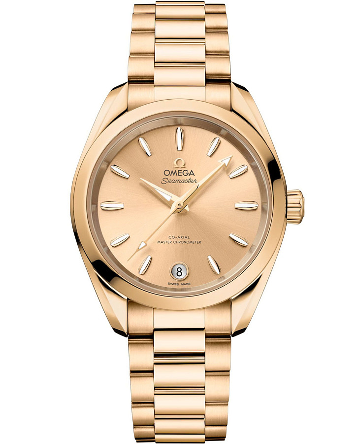 Часы Omega Seamaster Aqua Terra 220.50.34.20.08.001 — женские, золотой