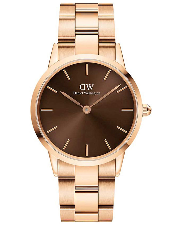 Часы Daniel Wellington Iconic Link Amber DW00100461 — женские, коричневый