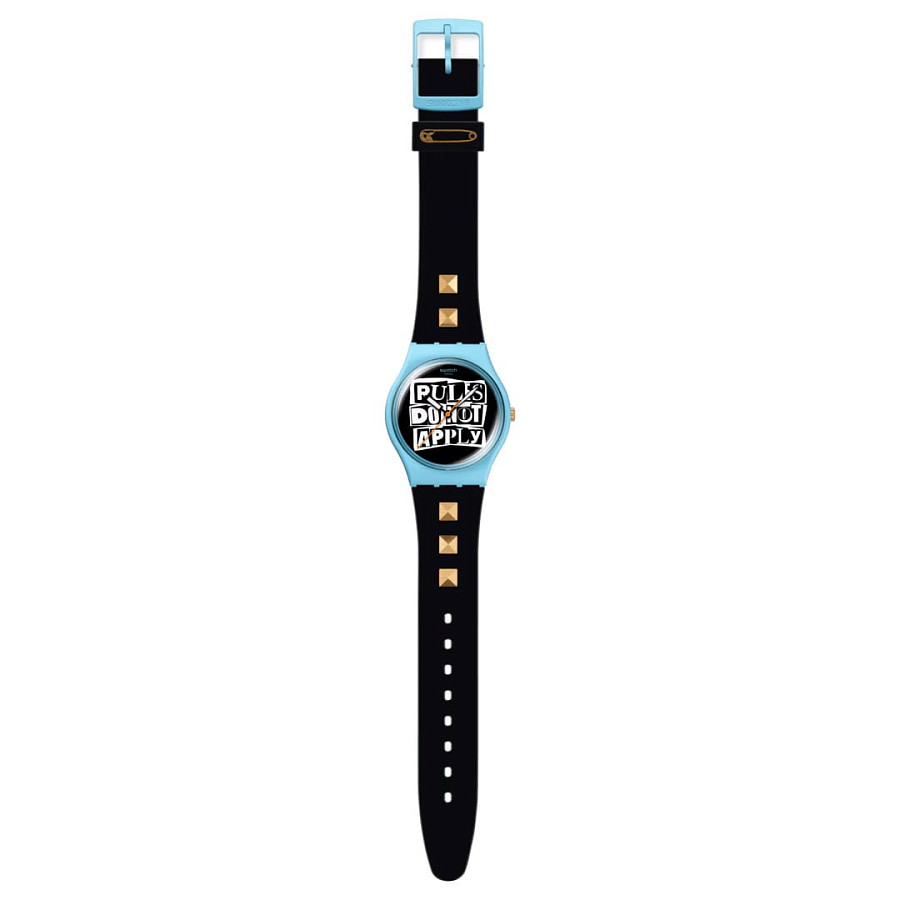 Часы Swatch Broken Rules SO31L101 — силикон, мужские
