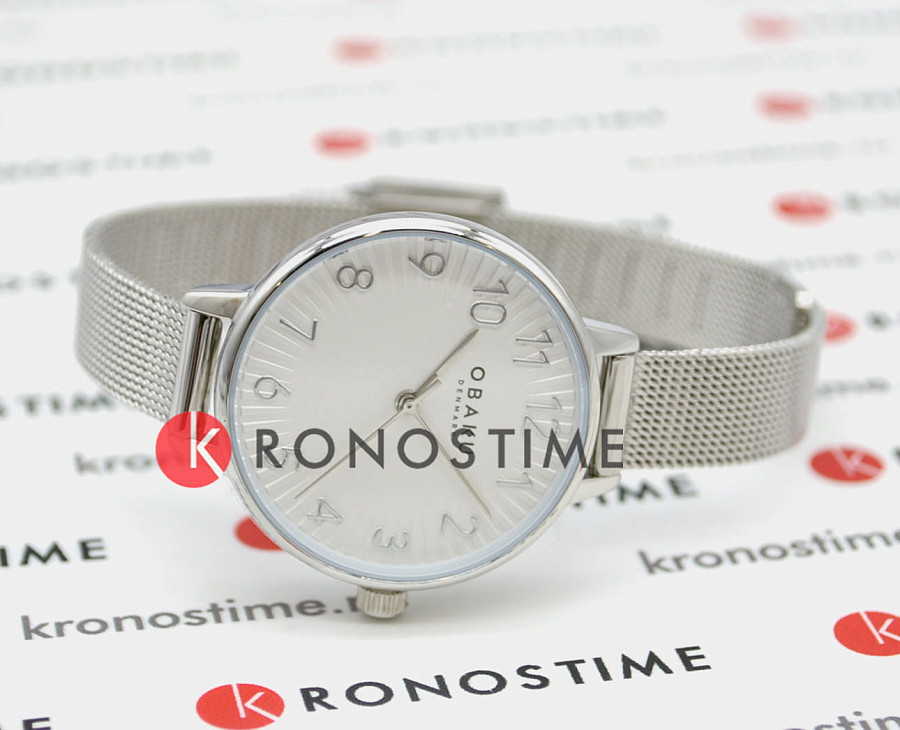 Часы Obaku V237LXCIMC — сталь металл, Дания