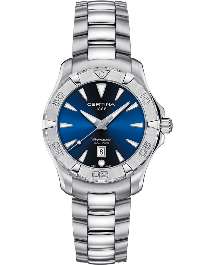 Часы Certina DS Action Lady C032.251.11.041.00 — женские, синий
