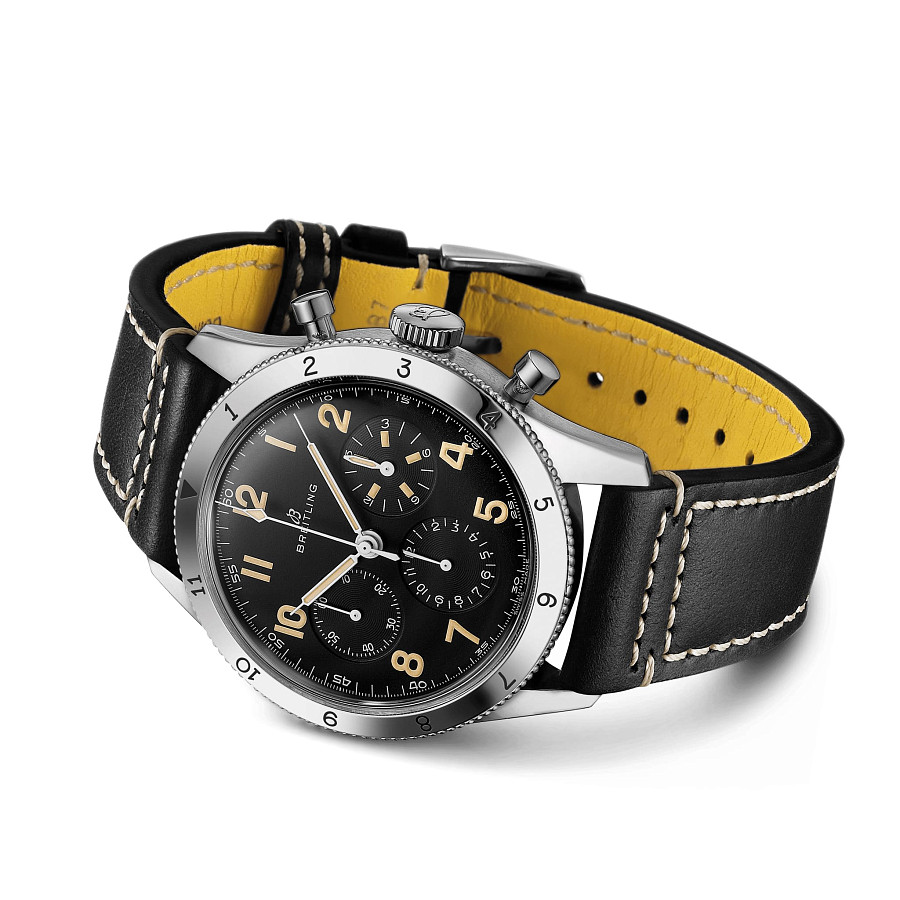 Часы Breitling AVI REF. 765 1953 Re-Edition AB0920131B1X1 — металл сталь, Швейцария