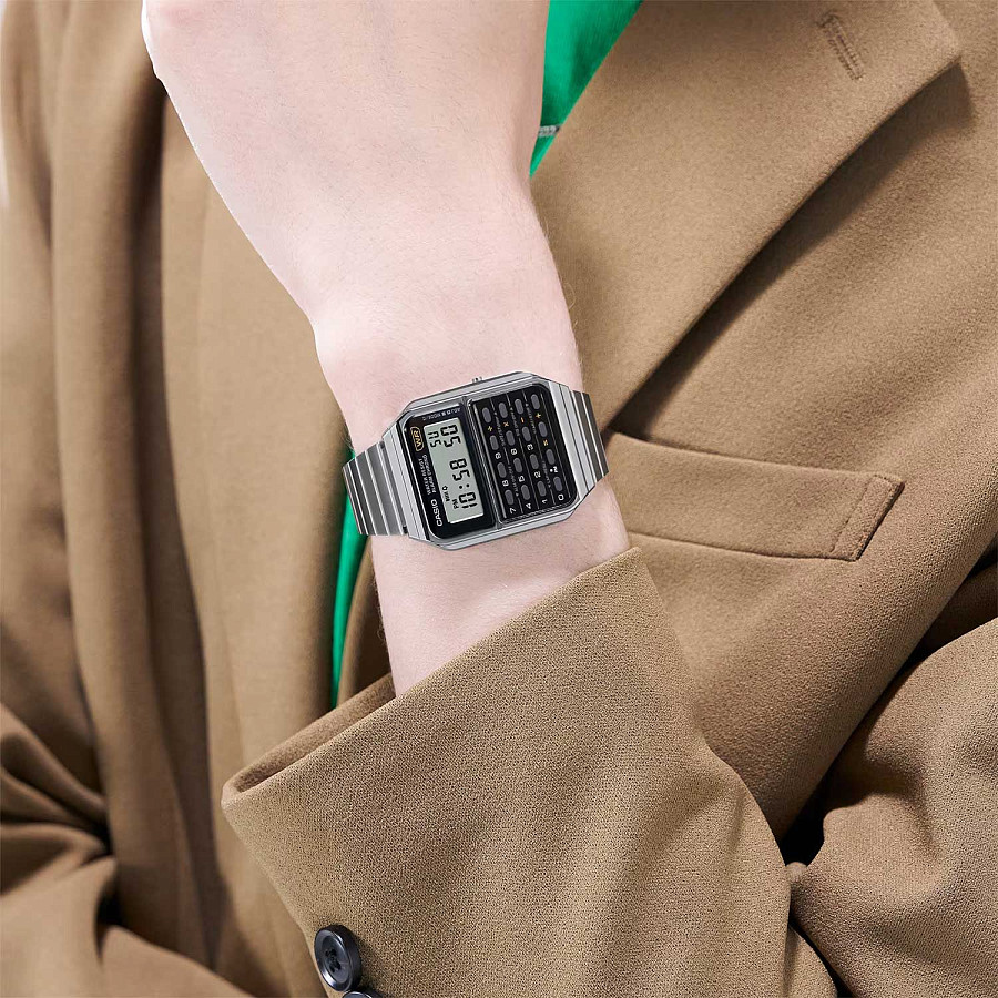 Часы Casio Vintage CA-500WE-1A — кварцевые, пластик