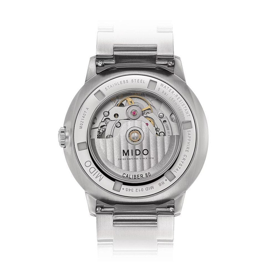 Часы Mido Commander Gradient M021.407.11.411.03 — механические, металл сталь