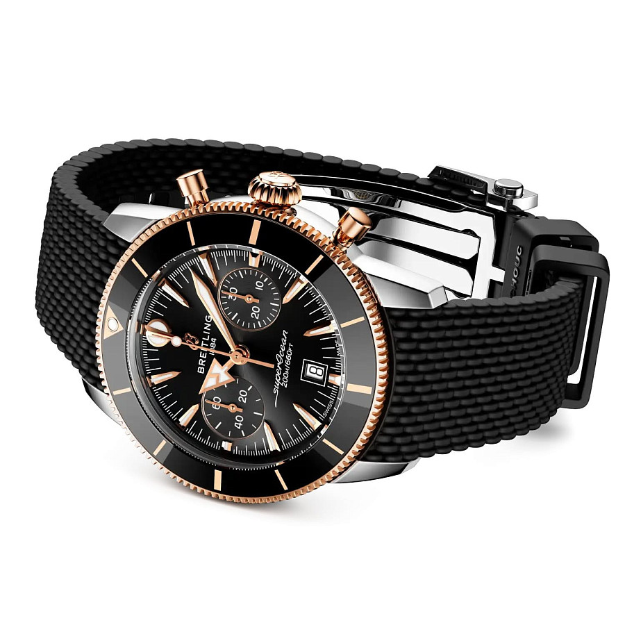 Часы Breitling Superocean Heritage B01 Chronograph 42 mm UB0156H11B1S1 — сталь металл, Швейцария