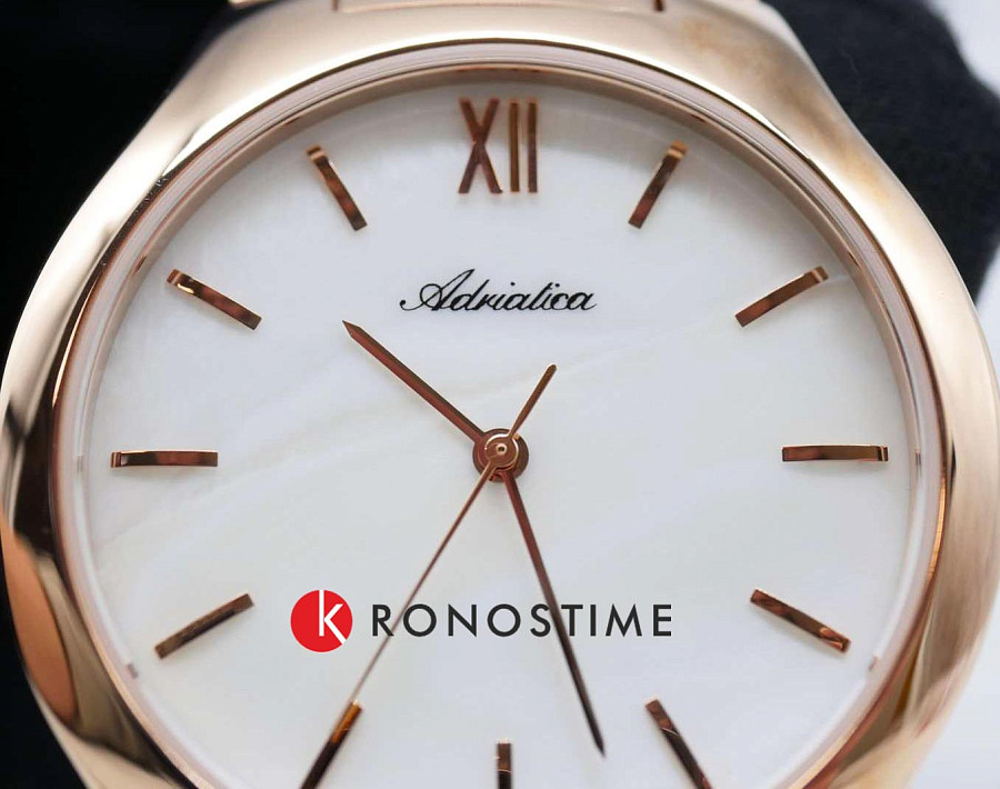Часы Adriatica Classic A3425.916FQ — нержавеющая сталь с pvd-покрытием, женские
