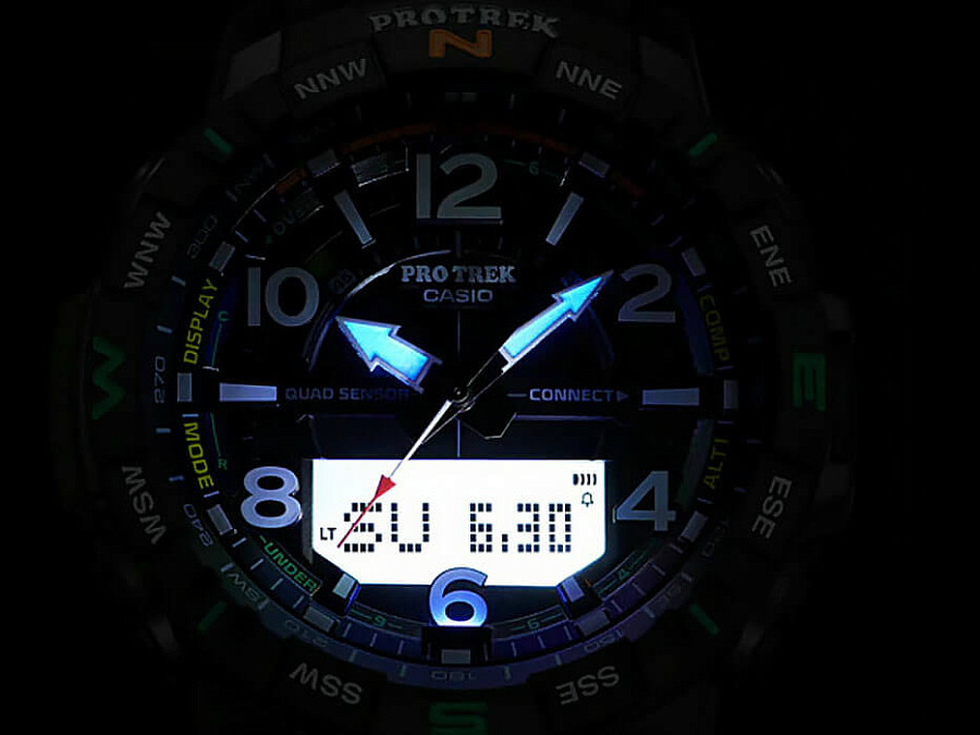 Часы Casio Pro Trek PRT-B50-1DR (PRT-B50-1) — Япония, кварцевые
