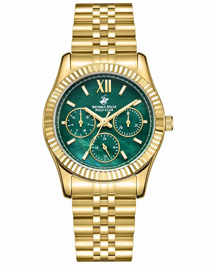 Часы Beverly Hills Polo Club BP3169C.170 — женские, зеленый