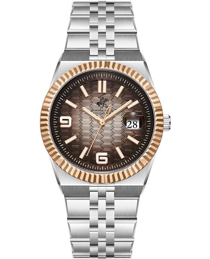 Часы Beverly Hills Polo Club BP3891X.560 — мужские, коричневый