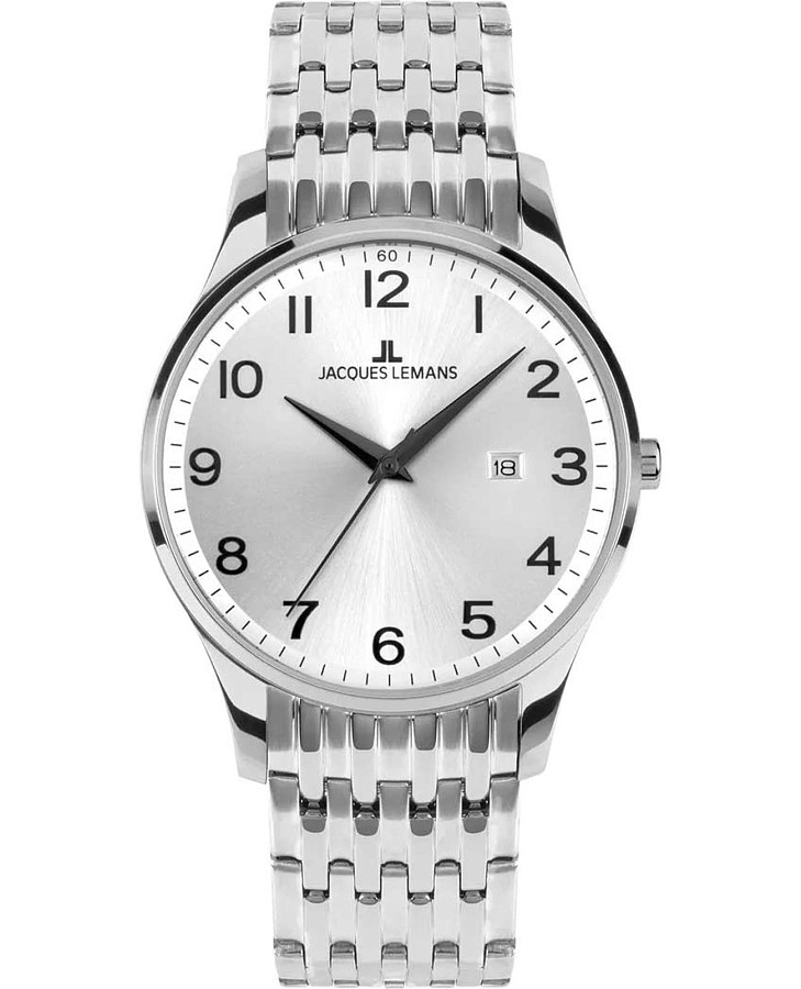 Часы Jacques Lemans Classic 1-2215K — мужские, серебристый