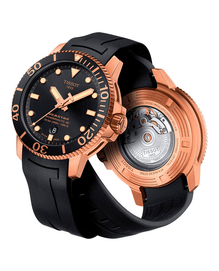 Часы Tissot Seastar 1000 Powermatic 80 T120.407.37.051.01 — Швейцария, механические