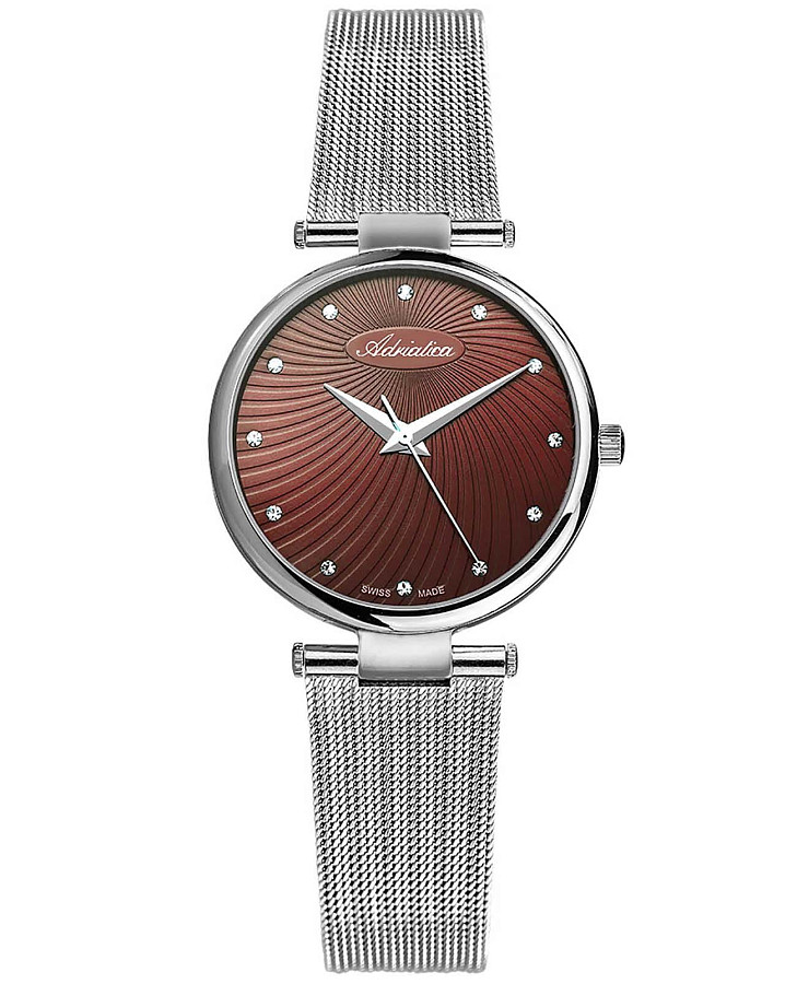 Часы Adriatica A3689.5146Q — женские, коричневый