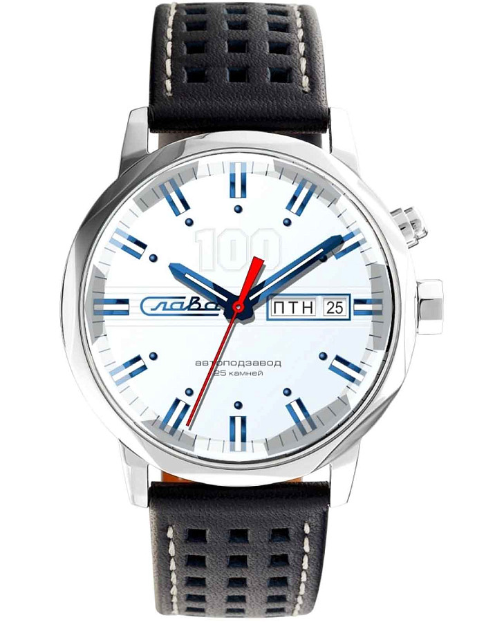 Часы Слава Эра 9020578/300-2427 — мужские, белый
