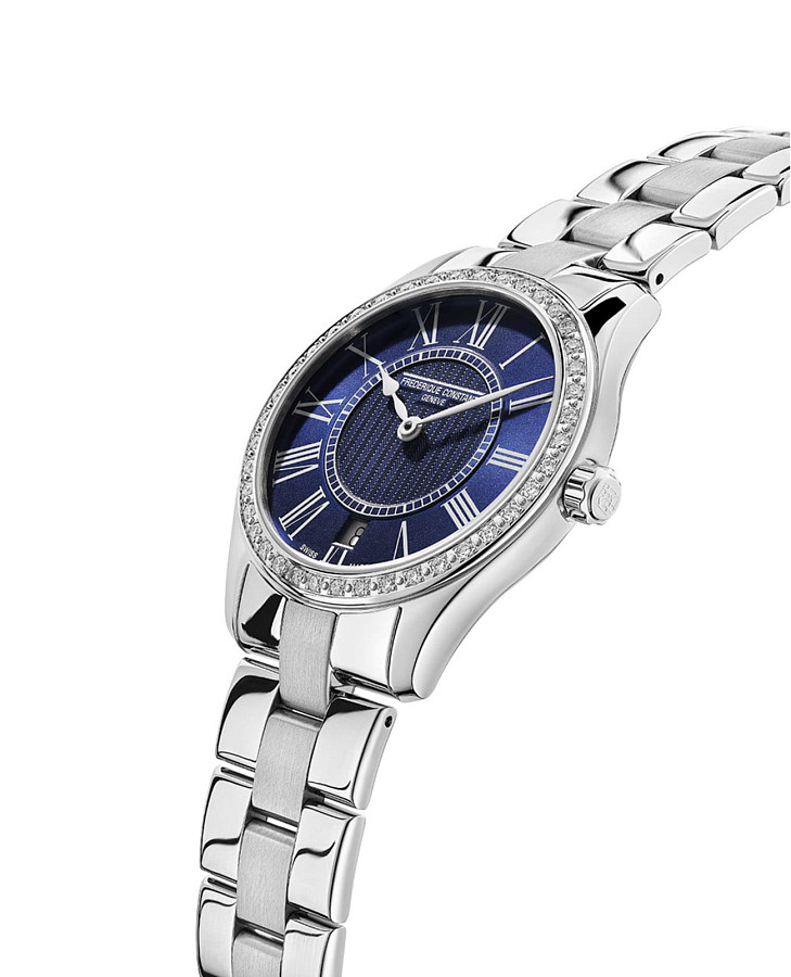 Часы Frederique Constant Classics Ladies Quartz FC-220MN3BD6B — кварцевые, сталь металл