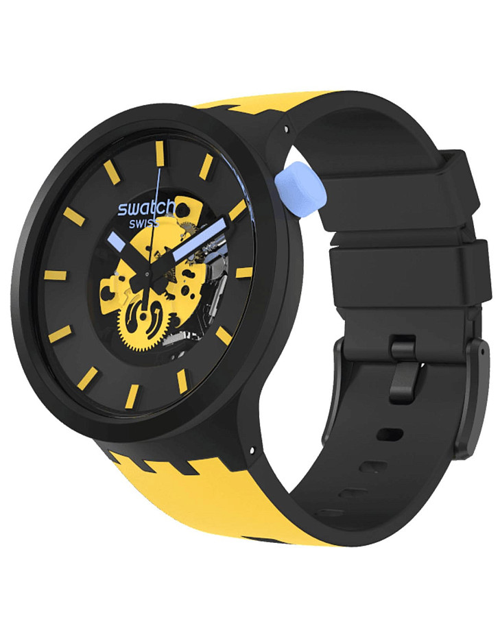 Часы Swatch Big Bold Bioceramic Lacquered SB03B109 — биокерамика, Швейцария