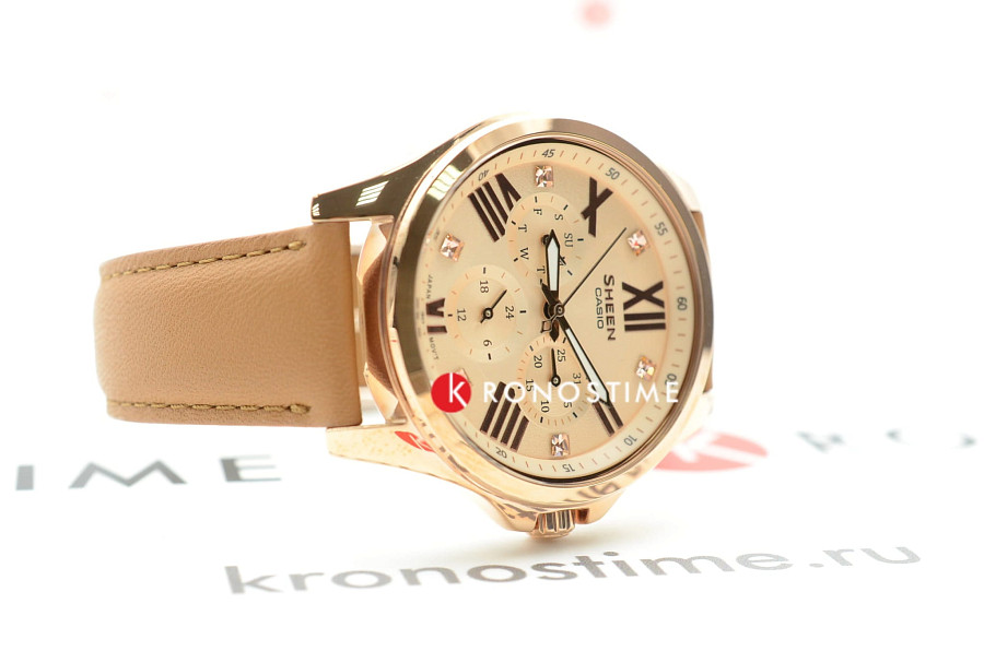Часы Casio Sheen SHE-3806GL-9AUER — кварцевые, сталь металл