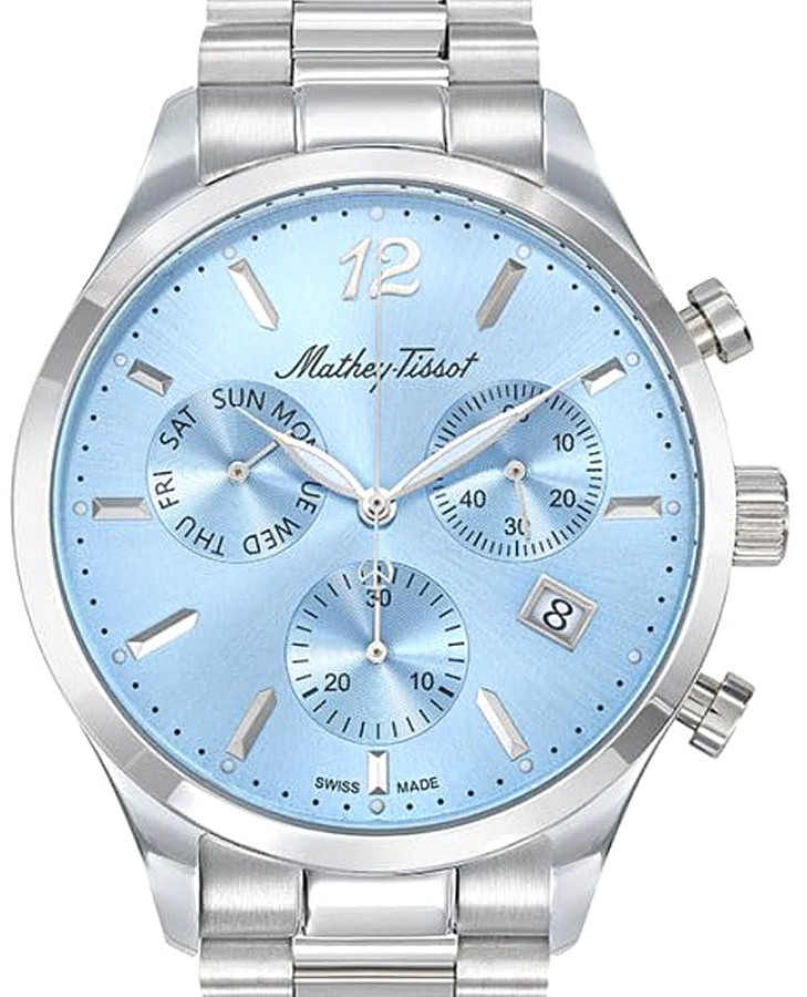 Часы Mathey-Tissot Urban H411CHASKY — кварцевые, металл сталь