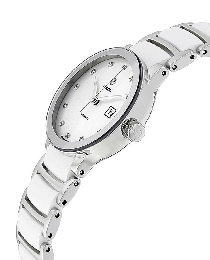 Часы Rado Centrix Automatic Diamonds R30027732 — механические, сталь металл