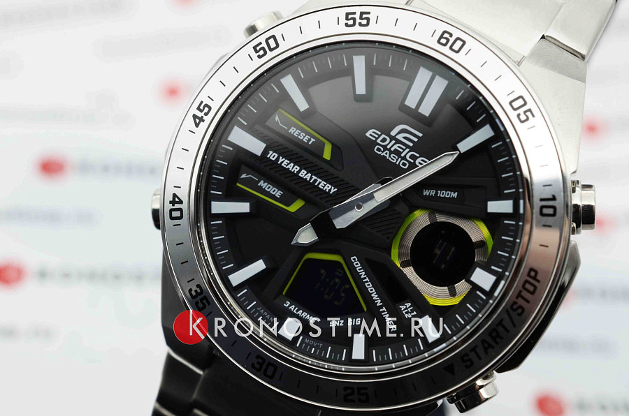 Часы Casio Edifice EFV-C110D-1A3VDF (EFV-C110D-1A3) — сталь алюминий металл, нержавеющая сталь