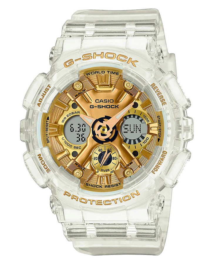 Часы Casio G-Shock GMA-S120SG-7ADR (GMA-S120SG-7AER) — женские, золотой