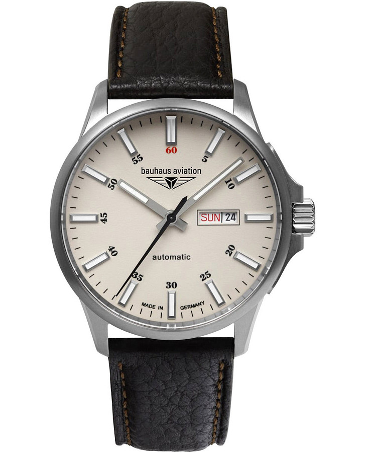 Часы Bauhaus Aviation 28665 — мужские, бежевый