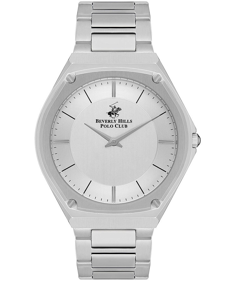 Часы Beverly Hills Polo Club BP3545X.330 — мужские, серебристый
