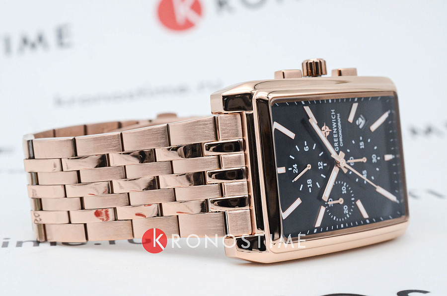 Часы Greenwich Galeon Chrono GW 553.40.11 — сталь металл, Англия