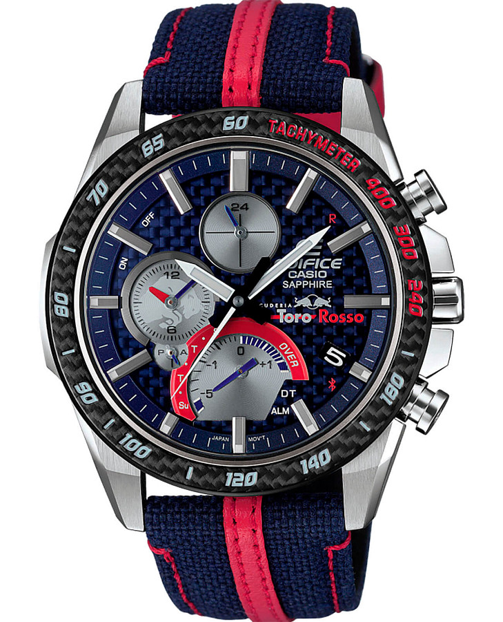 Часы Casio Edifice EQB-1000TR-2A — мужские, синий